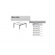 CONJUNTO 2 MESAS BENCH I.POP