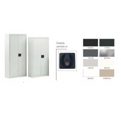 ARMARIO METÁLICO DE OFICINA CON PUERTAS BATIENTES